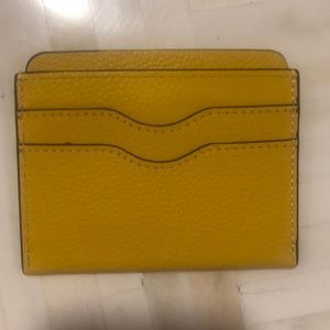 Bespoke NYC Yellow Wallet Card Holder